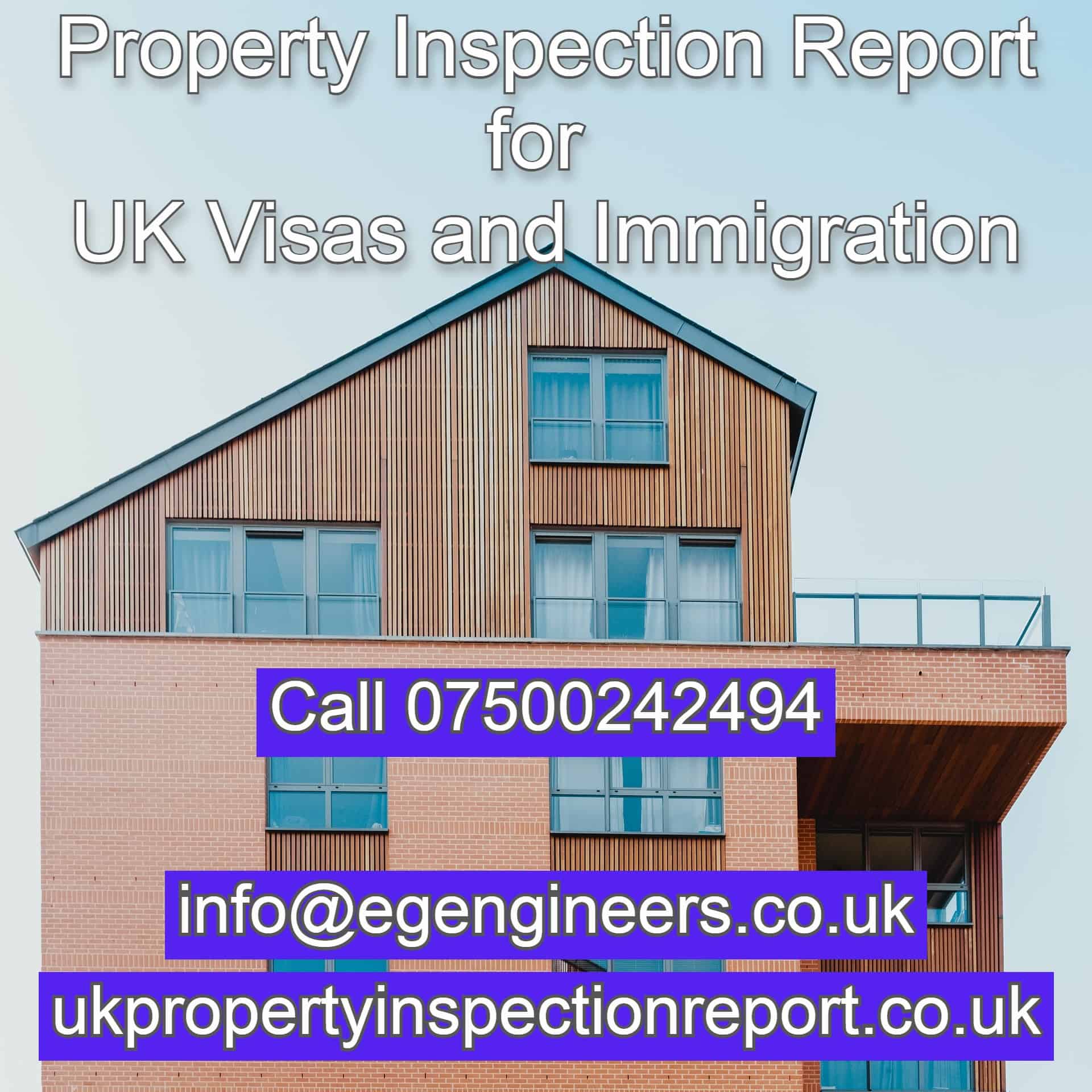 PROPERTY INSPECTION REPORT READING Accommodation Certificate for Immigration Reading