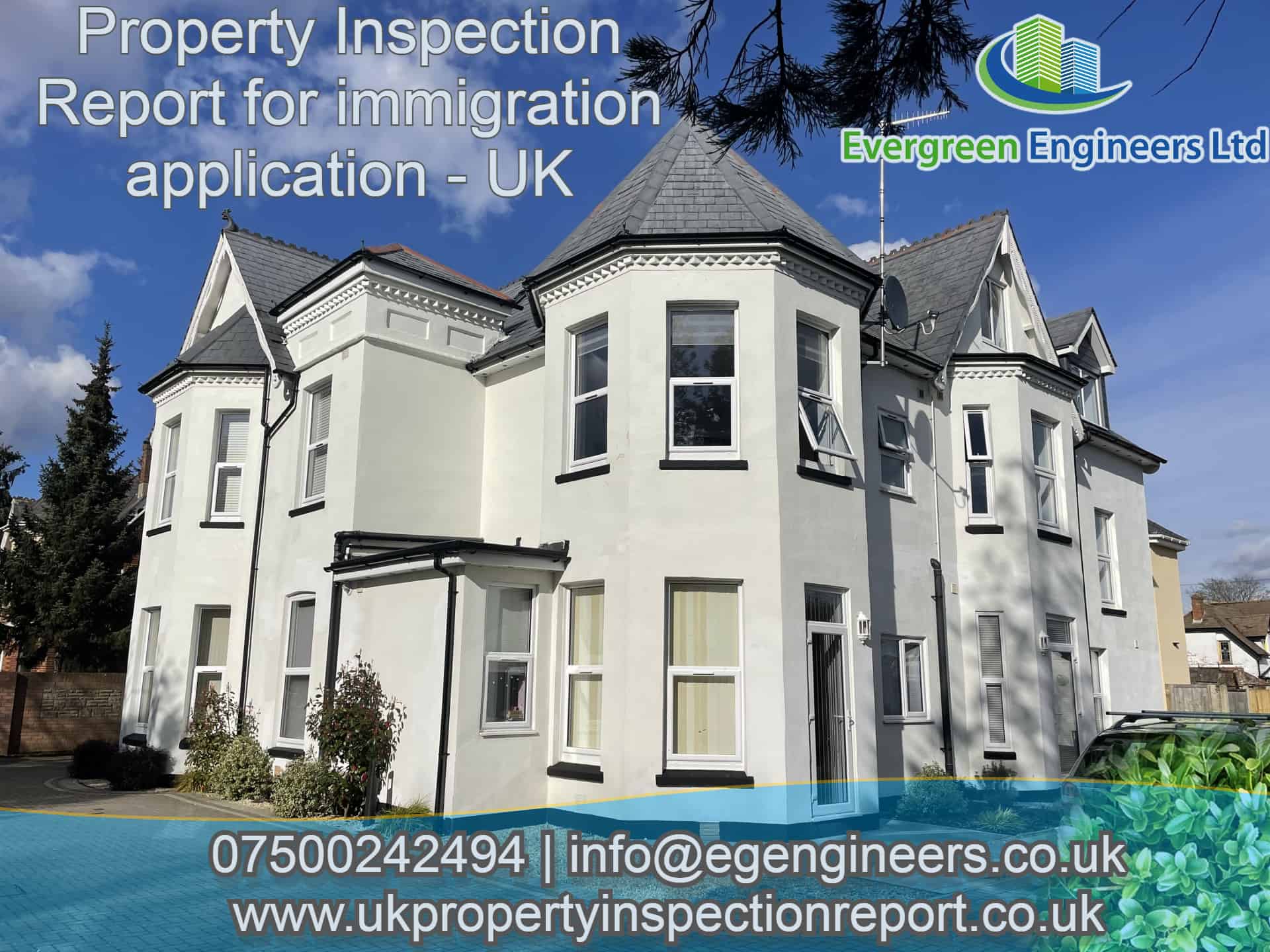 PROPERTY INSPECTION REPORT BOURNEMOUTH for VISA and IMMIGRATION UK