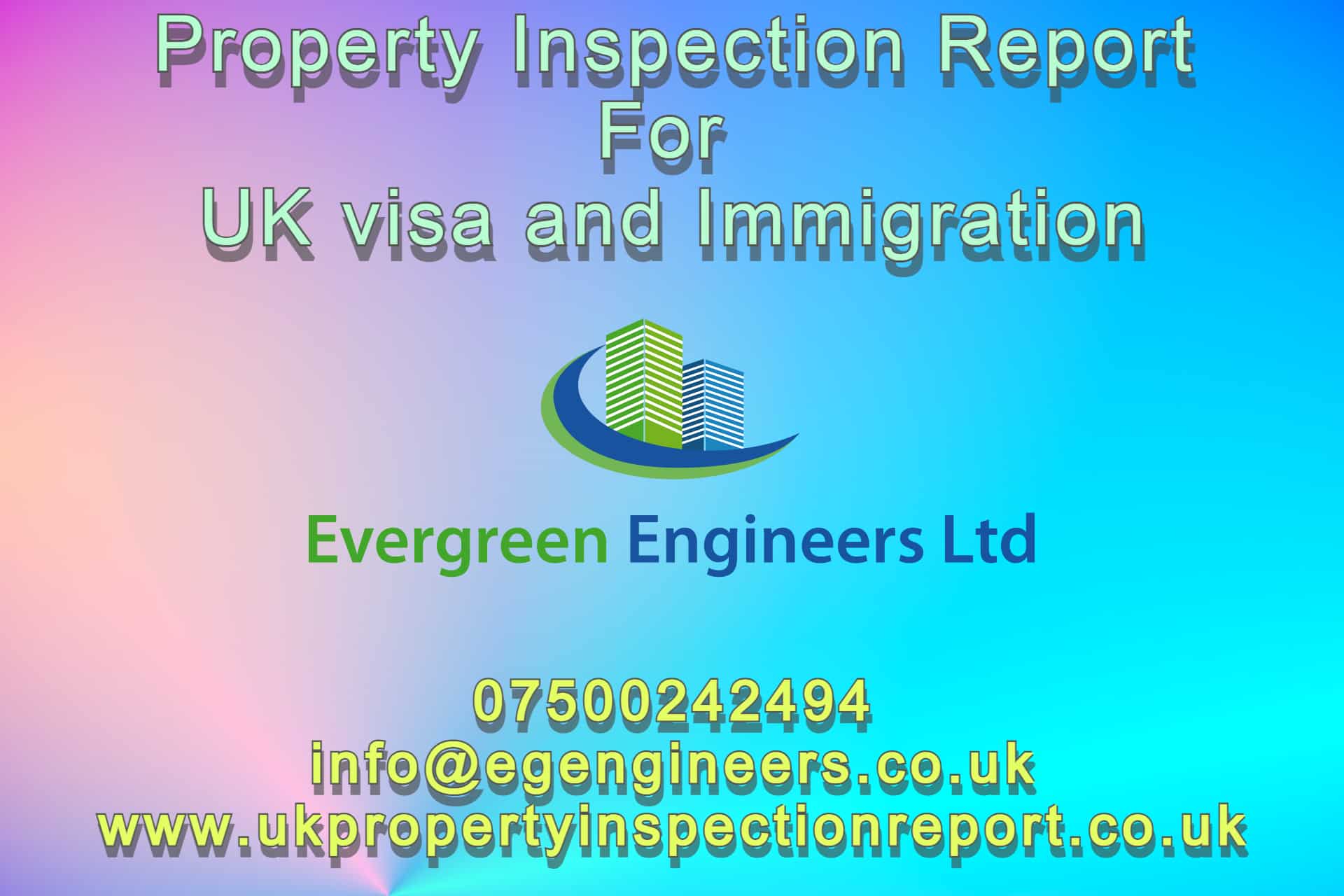 Property Inspection Report for Visas and Immigration in Waltham Forest London