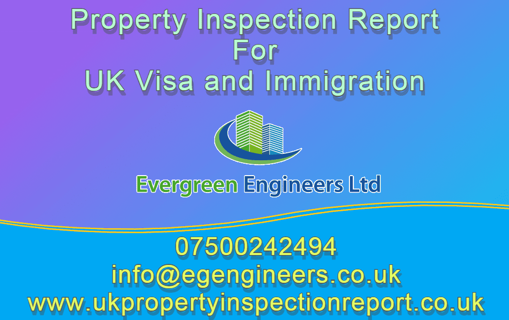 Property inspection report Hampshire for UK visa and Immigration