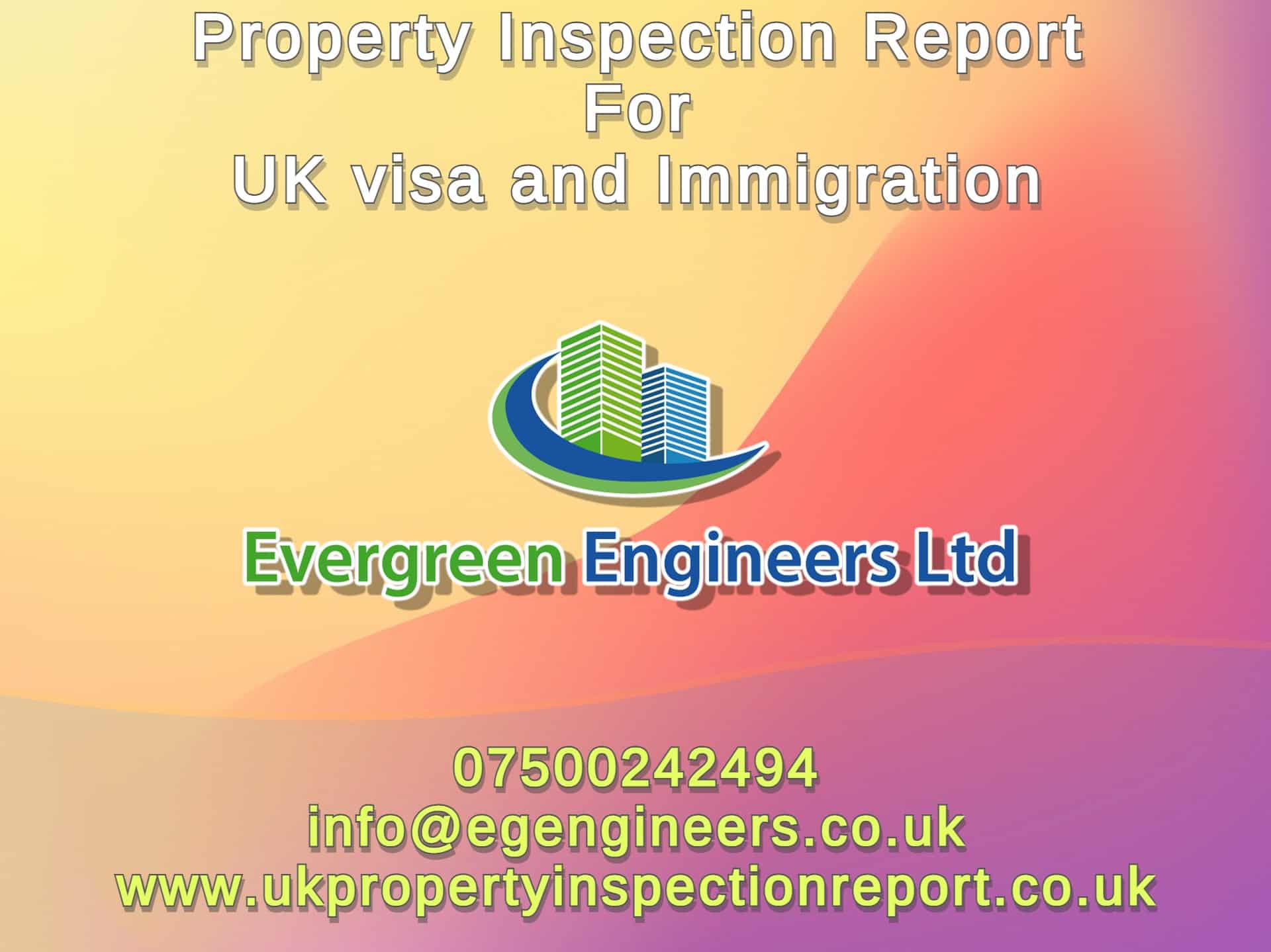 Property Inspection Report for Visa and Immigration