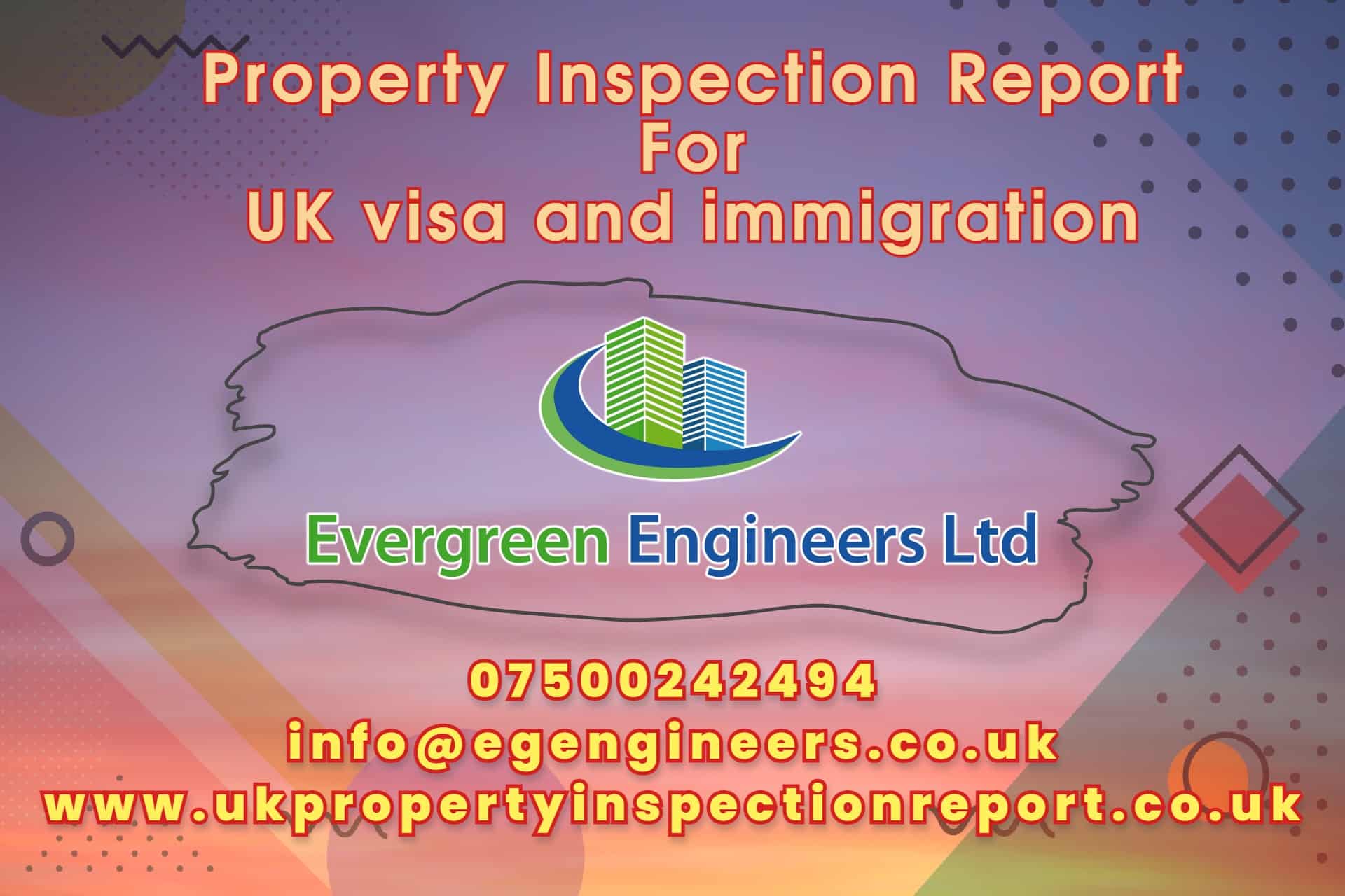 Property Inspection Report Palmers Green for UK visa and Immigration