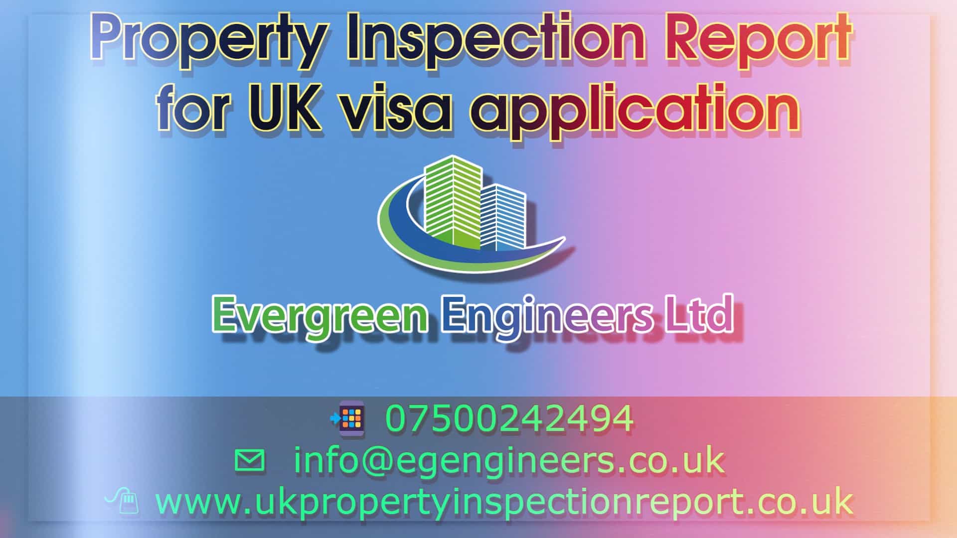 Property Inspection Report Loughton Essex for UK visa and Immigration