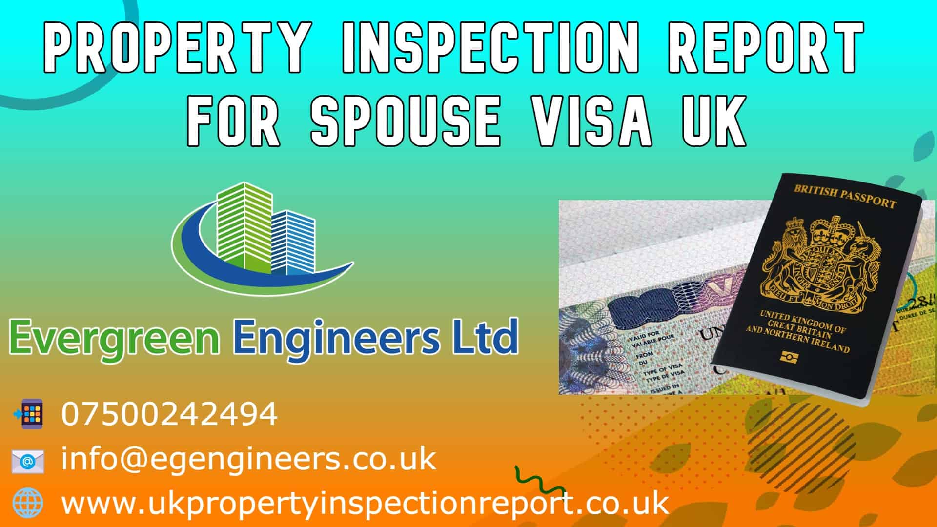 Property inspection report spouse visa UK