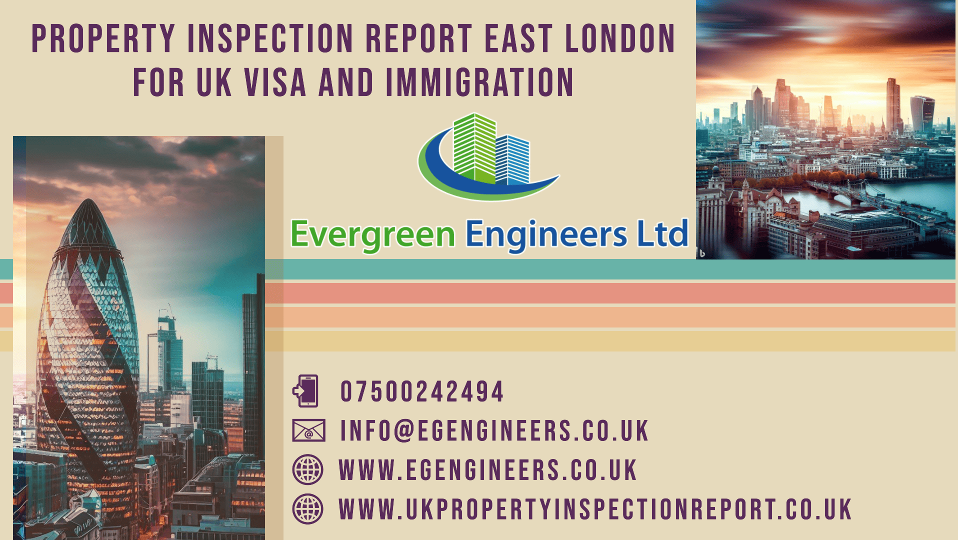 Property Inspection Report Goodmayes for uk visa and immigration